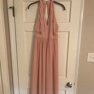 BCBG chiffon gown